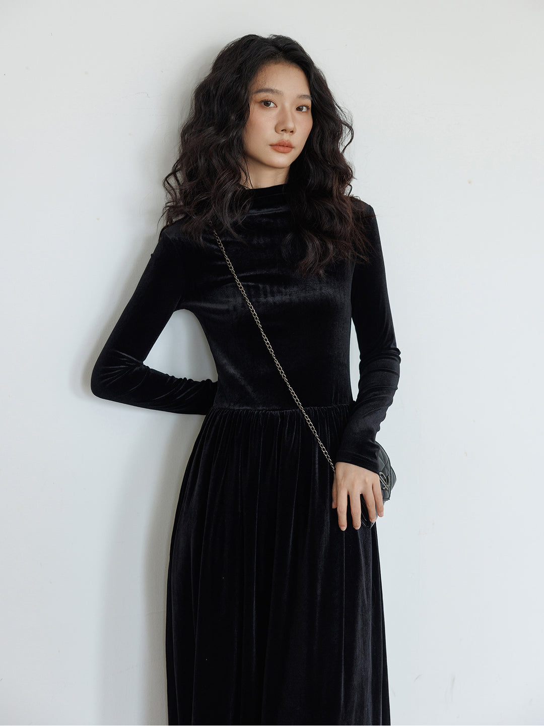 Vitamin color puff sleeve mini dress 