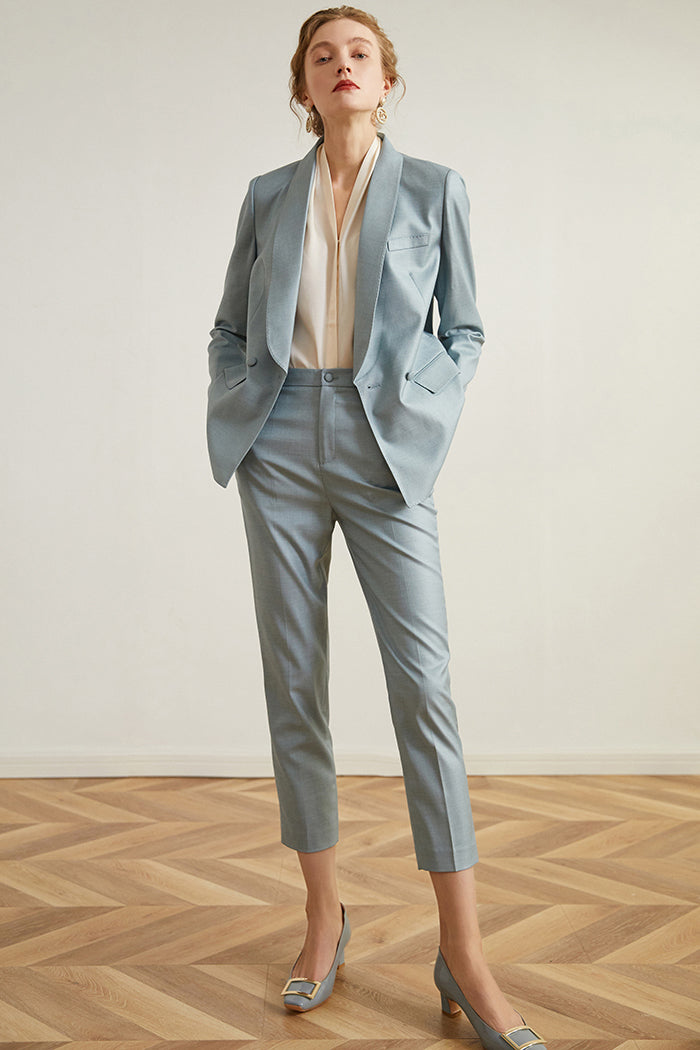 Pastel blue suit setup [pants/bottom] 