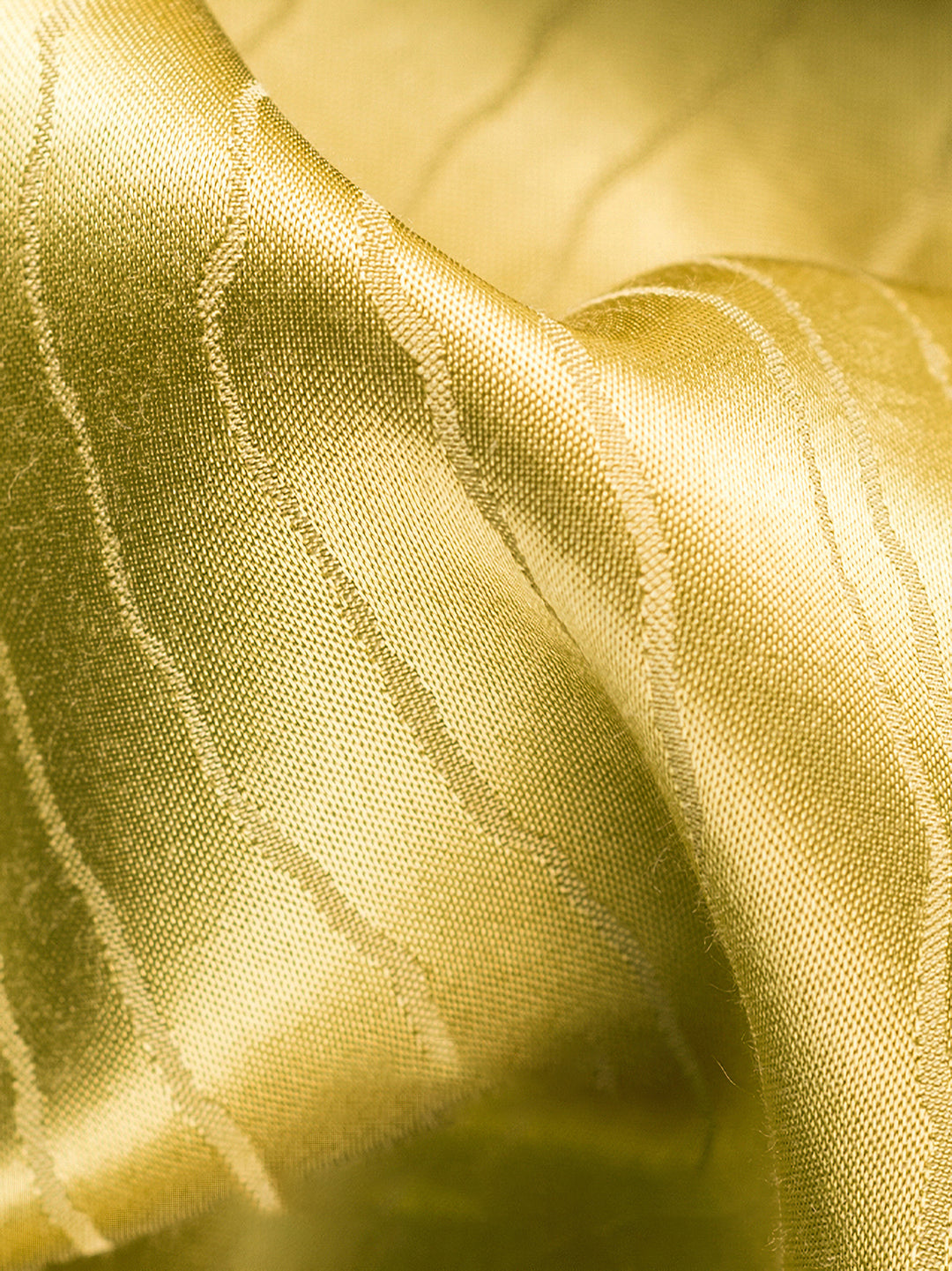 yellow gold cracked satin skirt 