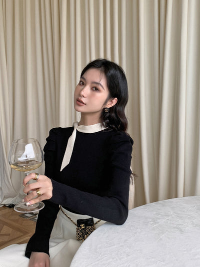 Classical Ribbon Audrey Tops 