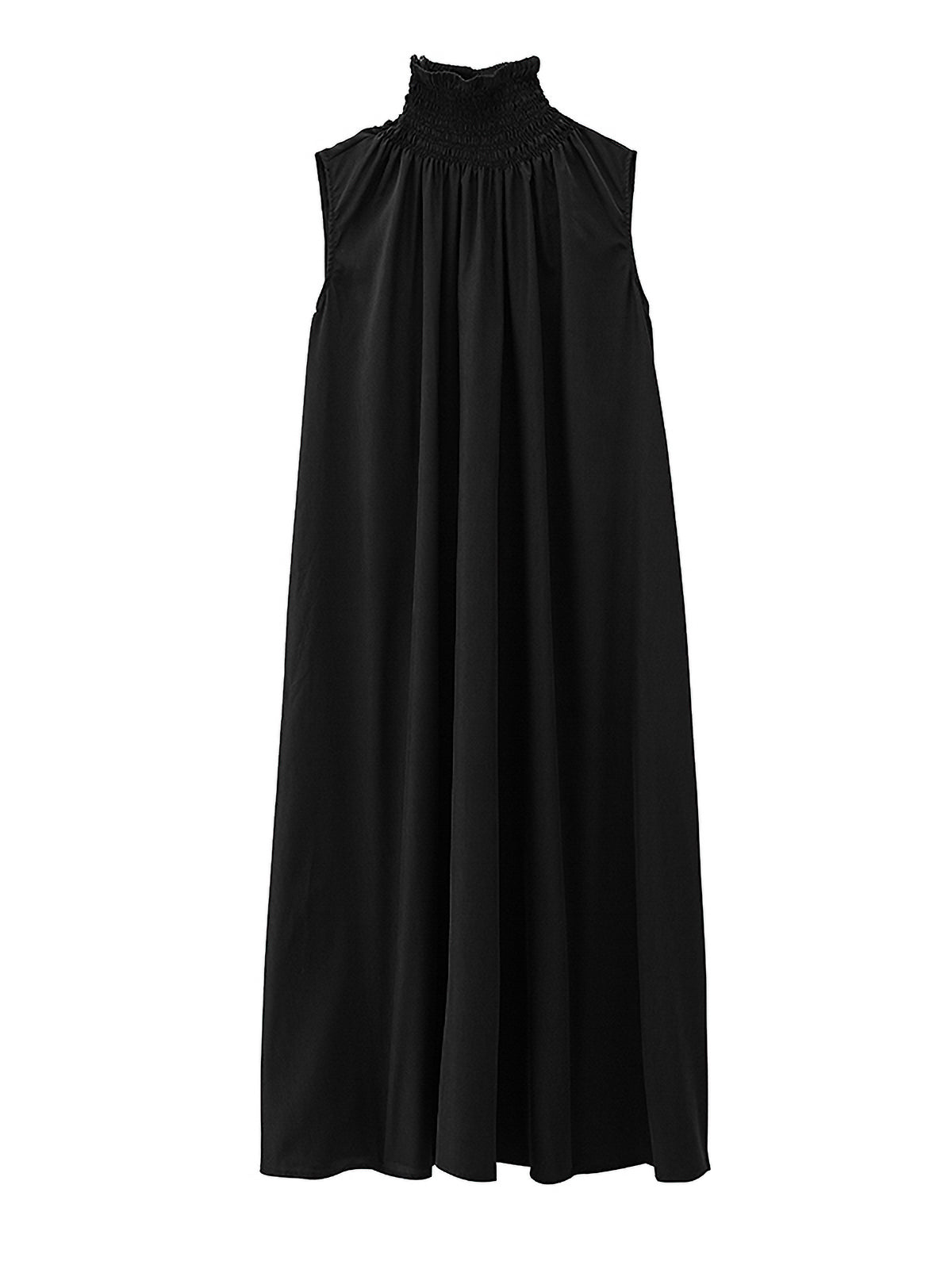 turtleneck black dress 